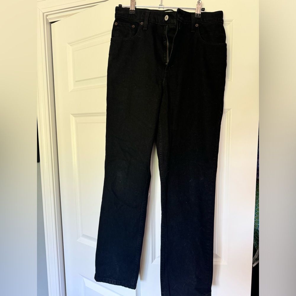 Abercrombie The 90’s Straight Ultra High Rise